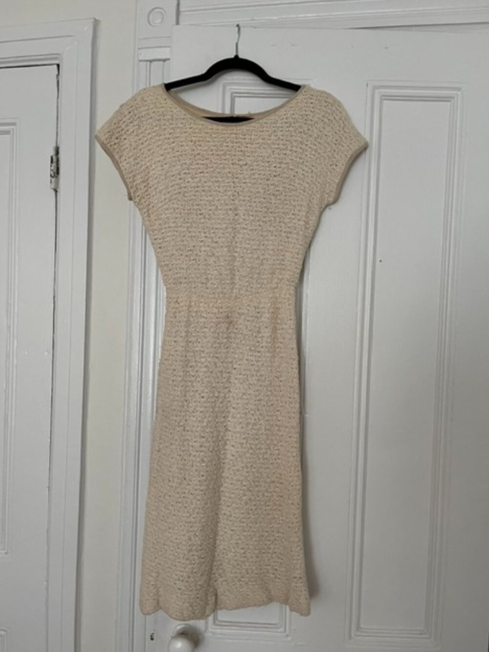 Vintage Lampl Lined Ivory Shapefit dress